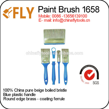 china pure beige bristle paint brushes